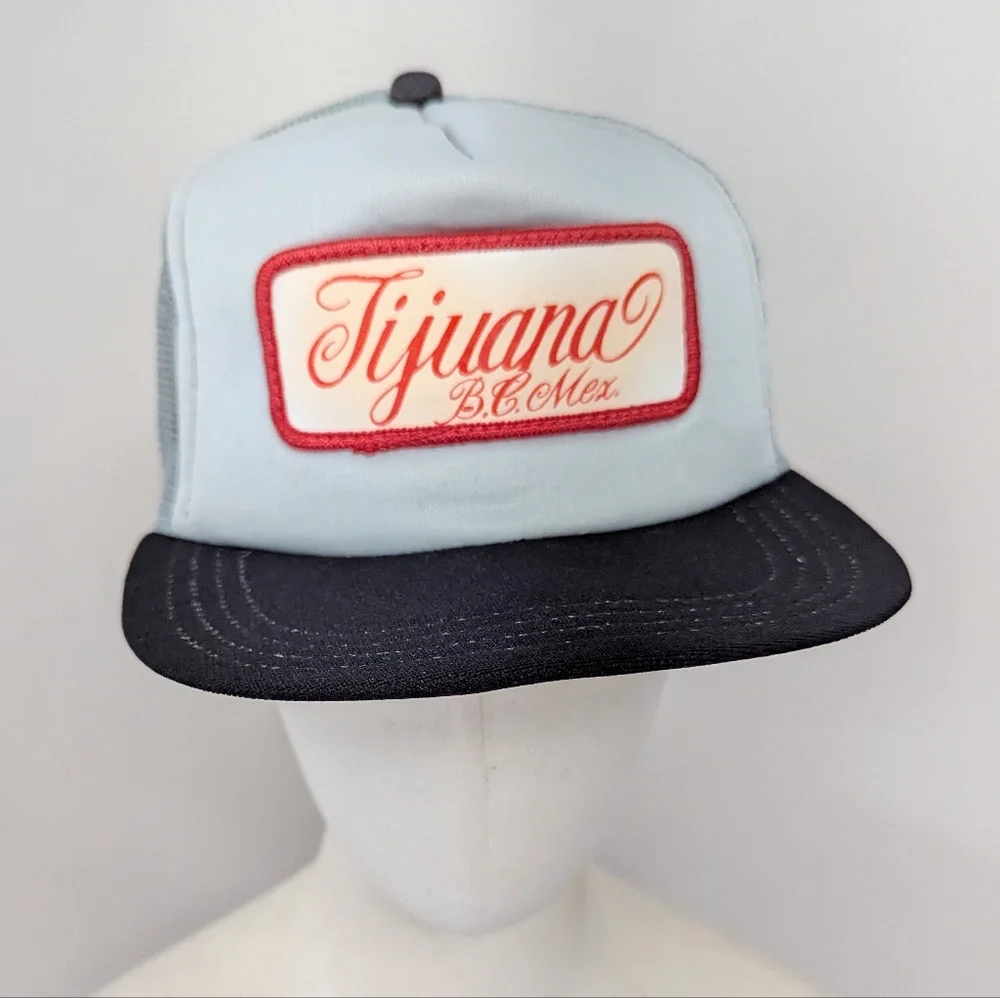 Vintage‎ 80s Tijuana Mexico Tourist Trucker Hat Snapback